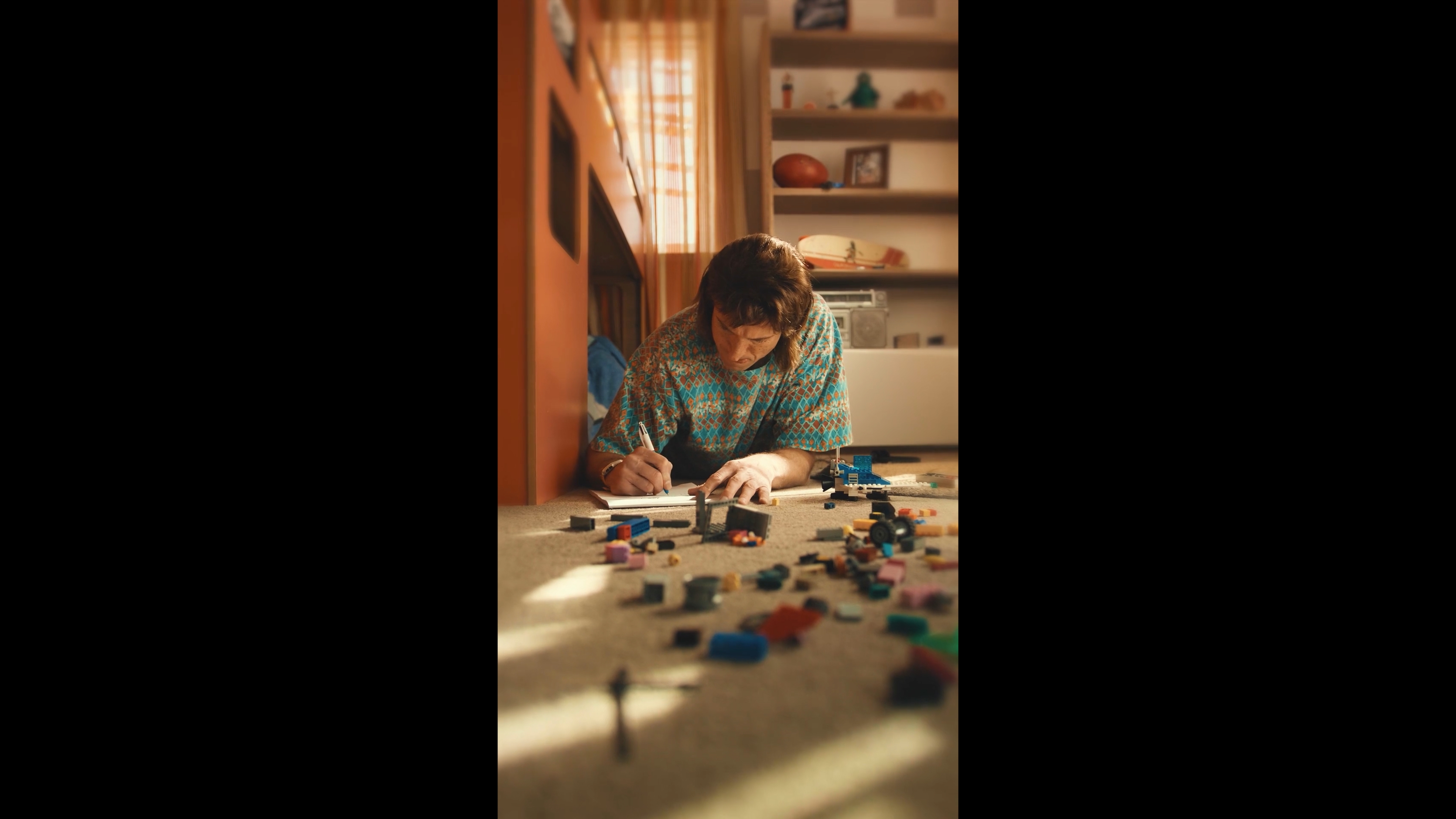 Frame from Lego Super Mario